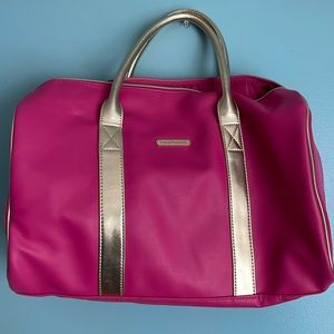 Juicy Couture pink and gold tote purse bag
